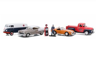 1/64 Gulf Oil Gas Station Set