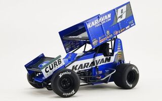 1/18 2021 #9 Karavan Trailers Sprint Car - Kasey Kahne